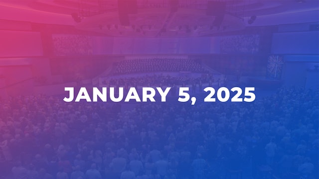 January 5, 2025 - Dr. Ben Lovvorn - New Beginnings And Next Steps