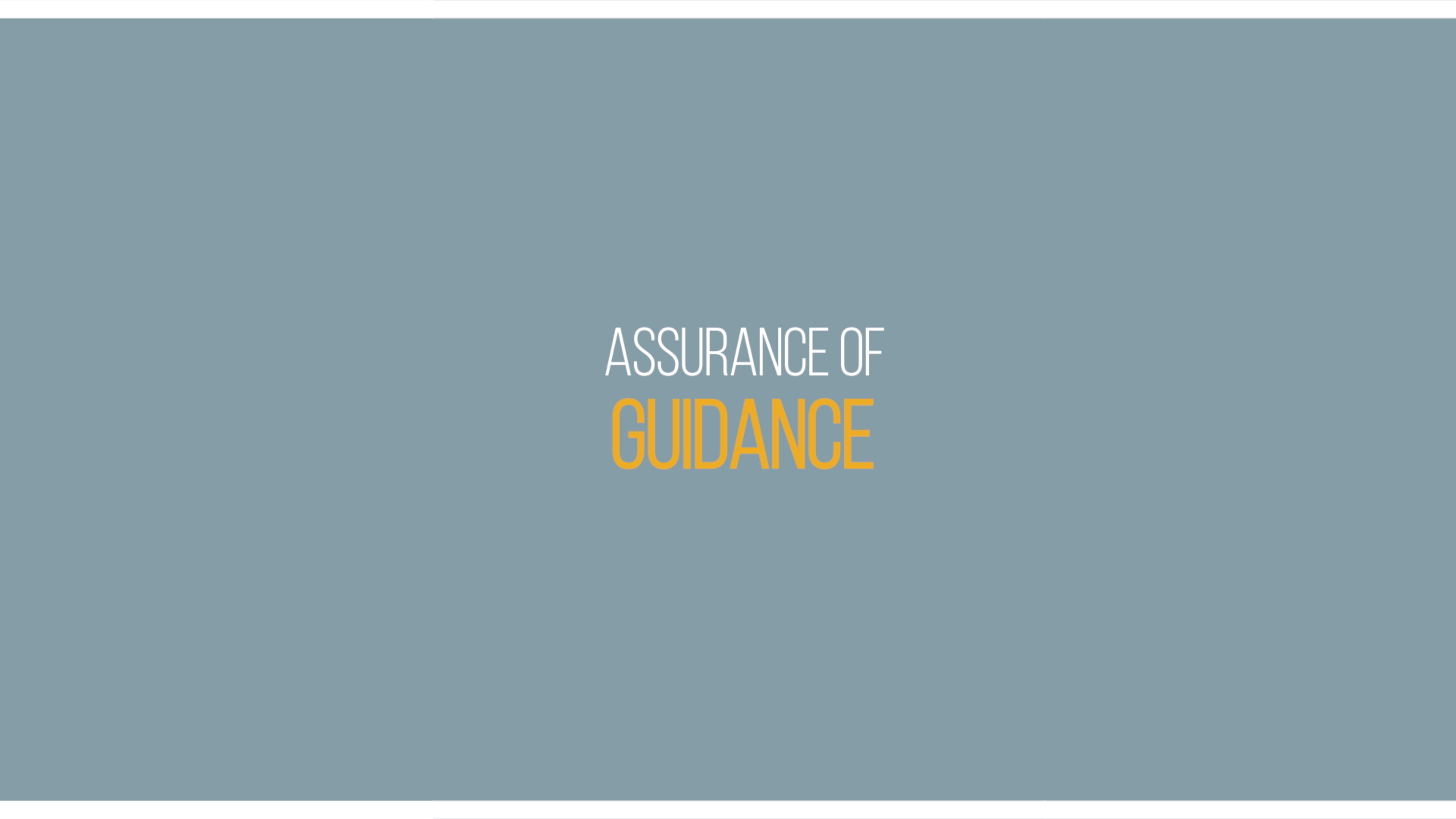 Ep 6 - Assurance on Guidance - Lessons on Assurance
