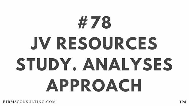78 BAR 19.6 TP4 Analyses approach