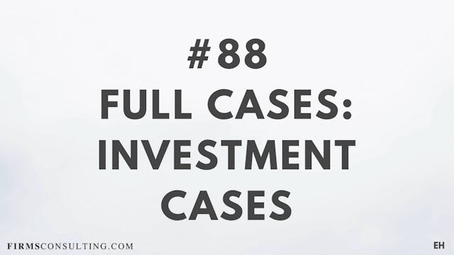 88 15 3 4 EH Full cases. Investment c...