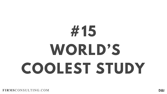 15 D&IT World's coolest study