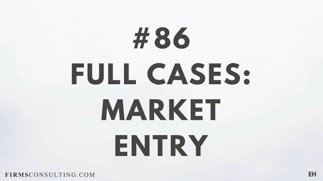 86 15 3 3 1 EH Market entry cases. Pa...