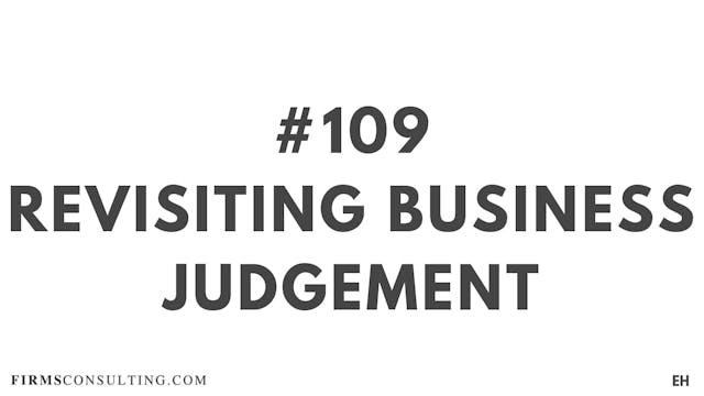 109 18 EH Revisiting business judgement