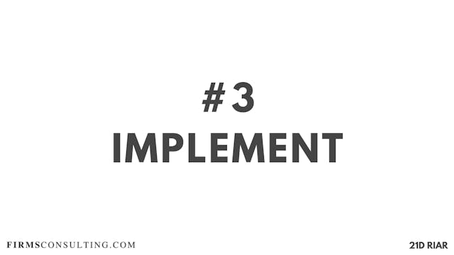 3 21D RIR Part 3. Implement
