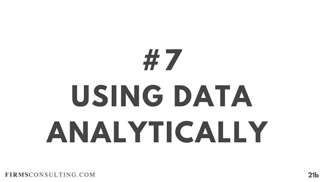 7 21D RC Using data analytically