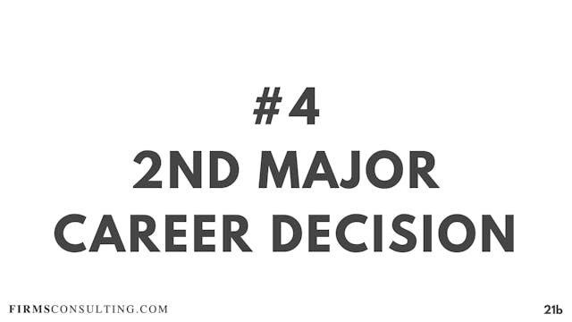 4 21D RC 2nd major career decision