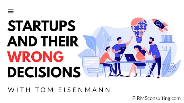 FSS Tom Eisenmann - Startups and thei...