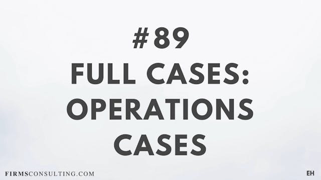 89 15 3 5  EH Full cases. Operations