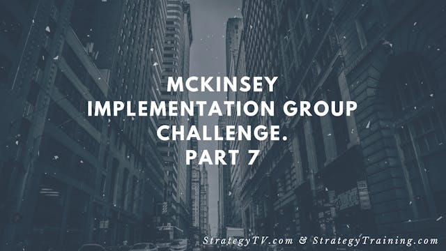 McKinsey Implementation Group Challen...