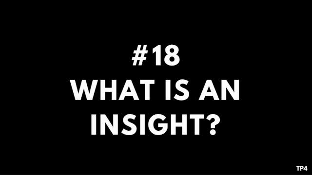 18 T14 TP4 What is an insight