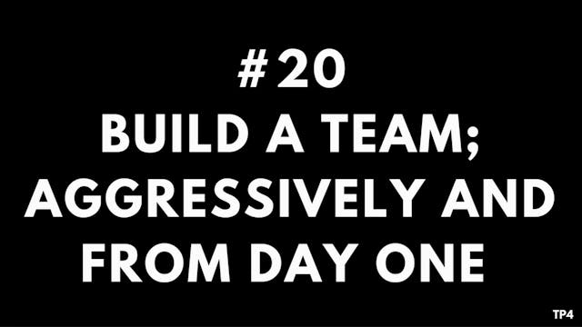 20 T16 TP4 Build a team