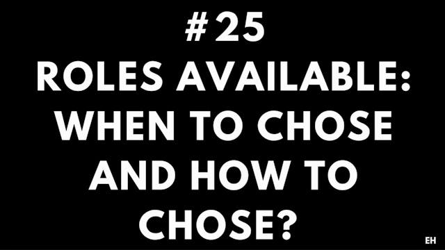 25 8.5 EH When and how to choose roles