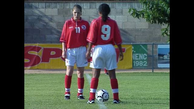 Futbol Femení Catalunya - Suïssa 19-8-2000
