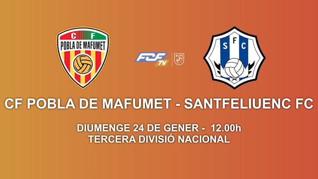 CF POBLA DE MAFUMET - SANTFELIUENC FC