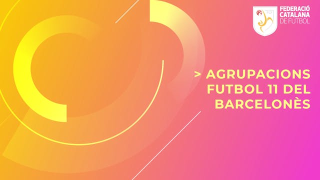 AGRUPACIONS FUTBOL 11 BARCELONÈS