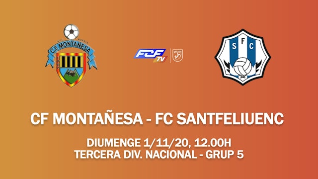 CF MONTAÑESA - FC SANTFELIUENC