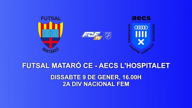 FUTSAL MATARÓ CE - AECS L'HOSPITALET