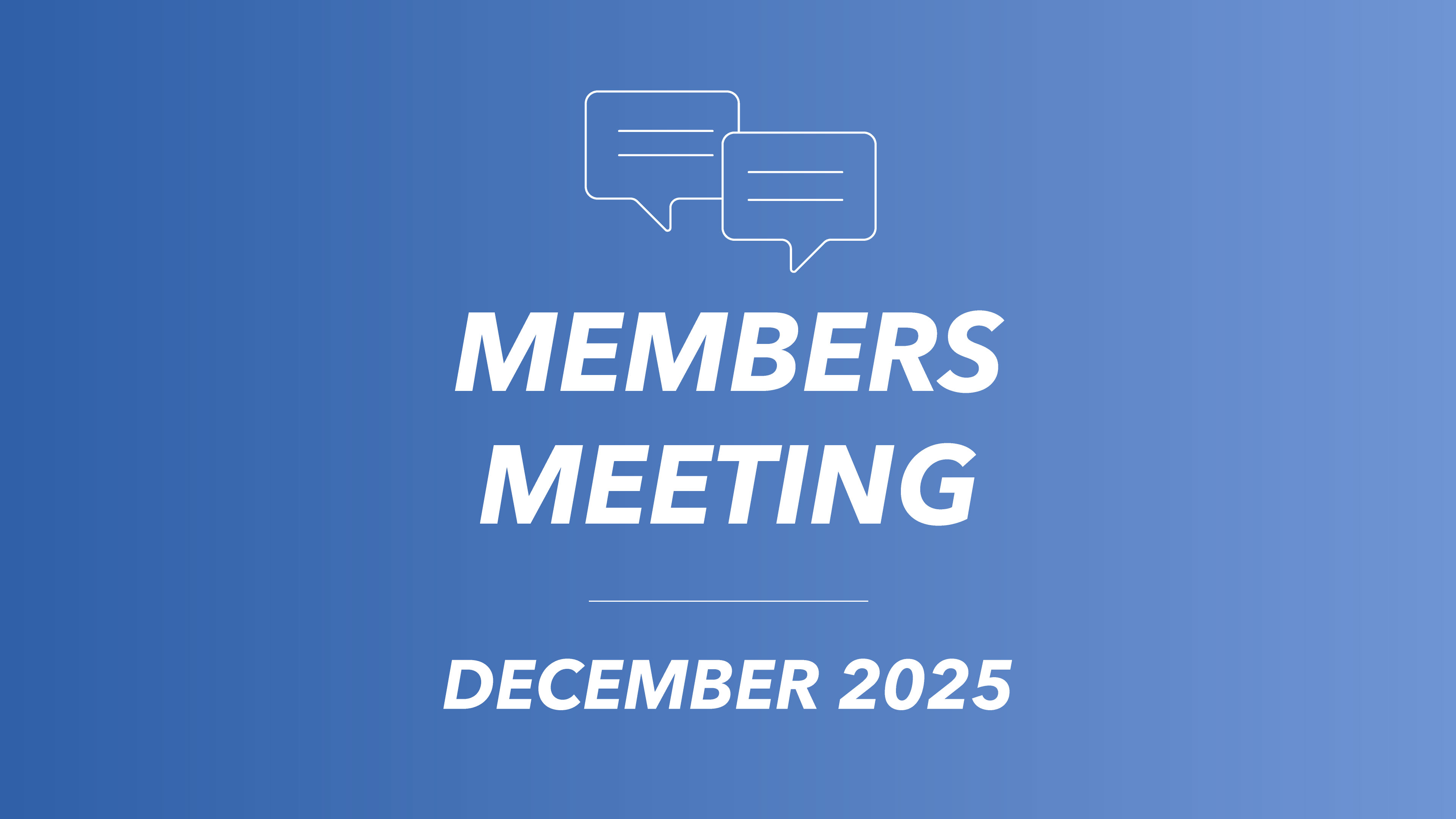 Meeting December 2025