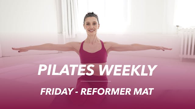 Pilates Weekly - Friday (Ref Mat)