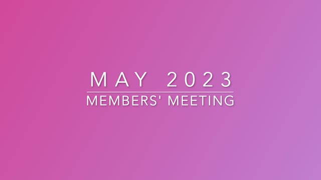 May 2023 Meeting
