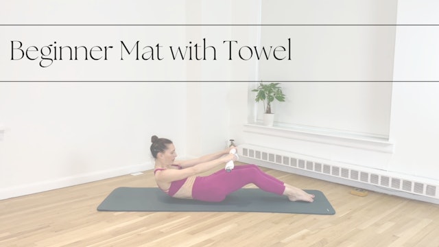 Beginner Mat with Towel - 19 min