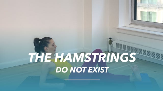 The hamstrings DO NOT exist