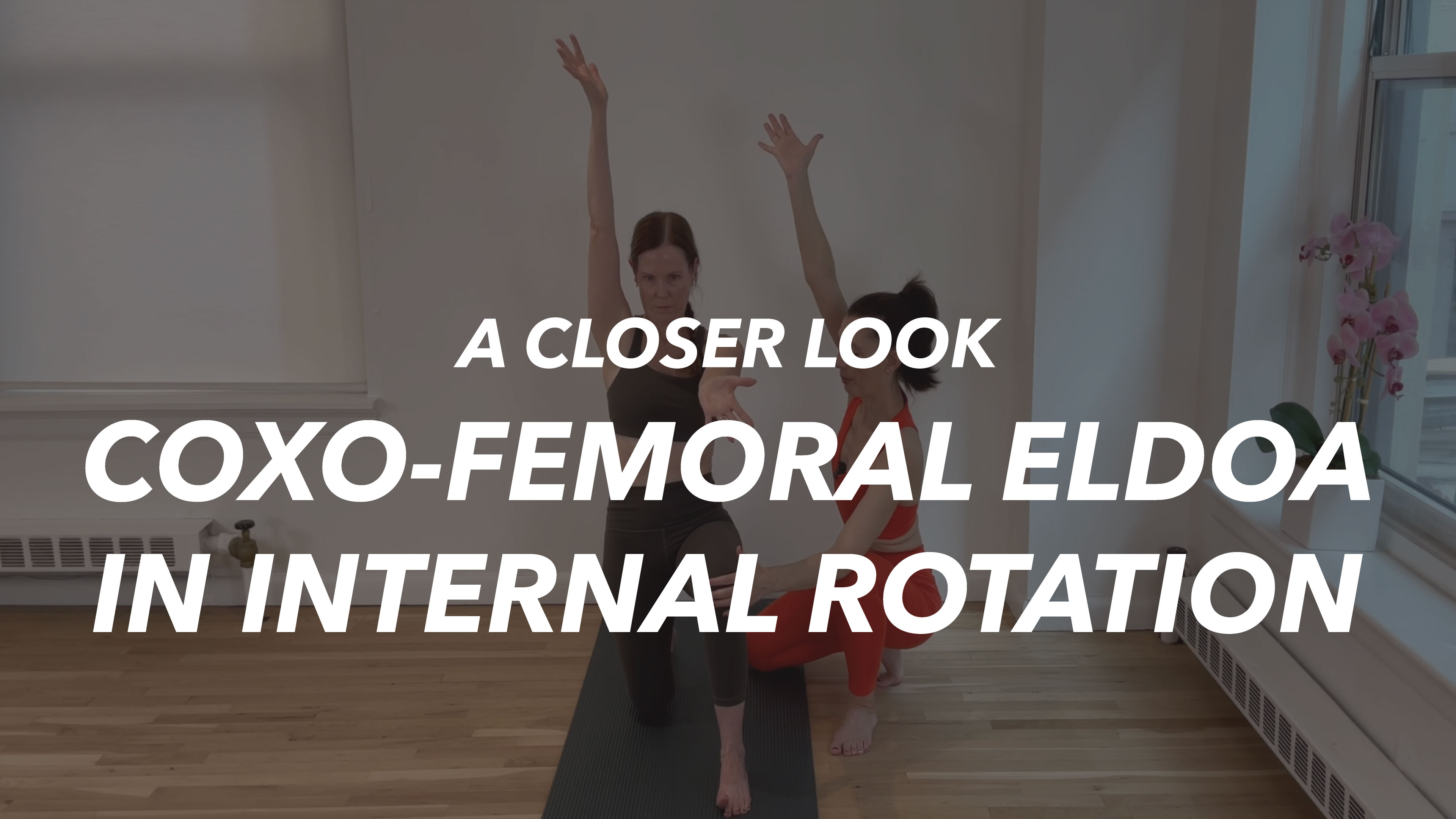 Coxo-Femoral ELDOA in Internal Rotation