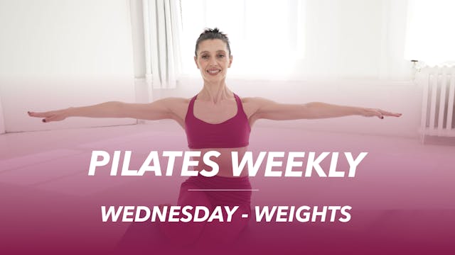 Pilates Weekly - Wednesday (Weights)