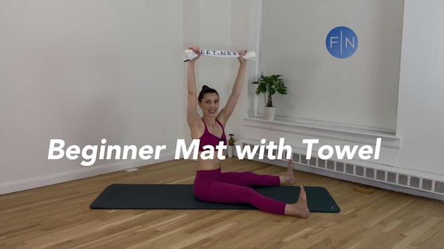 Beginner Mat with Towel  - 19 min