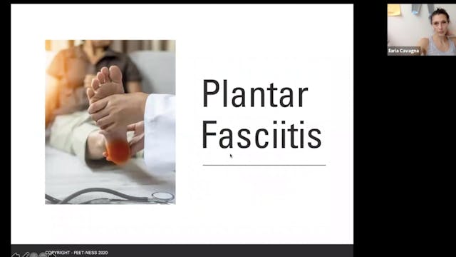 Zoom Call - Plantar Fasciitis