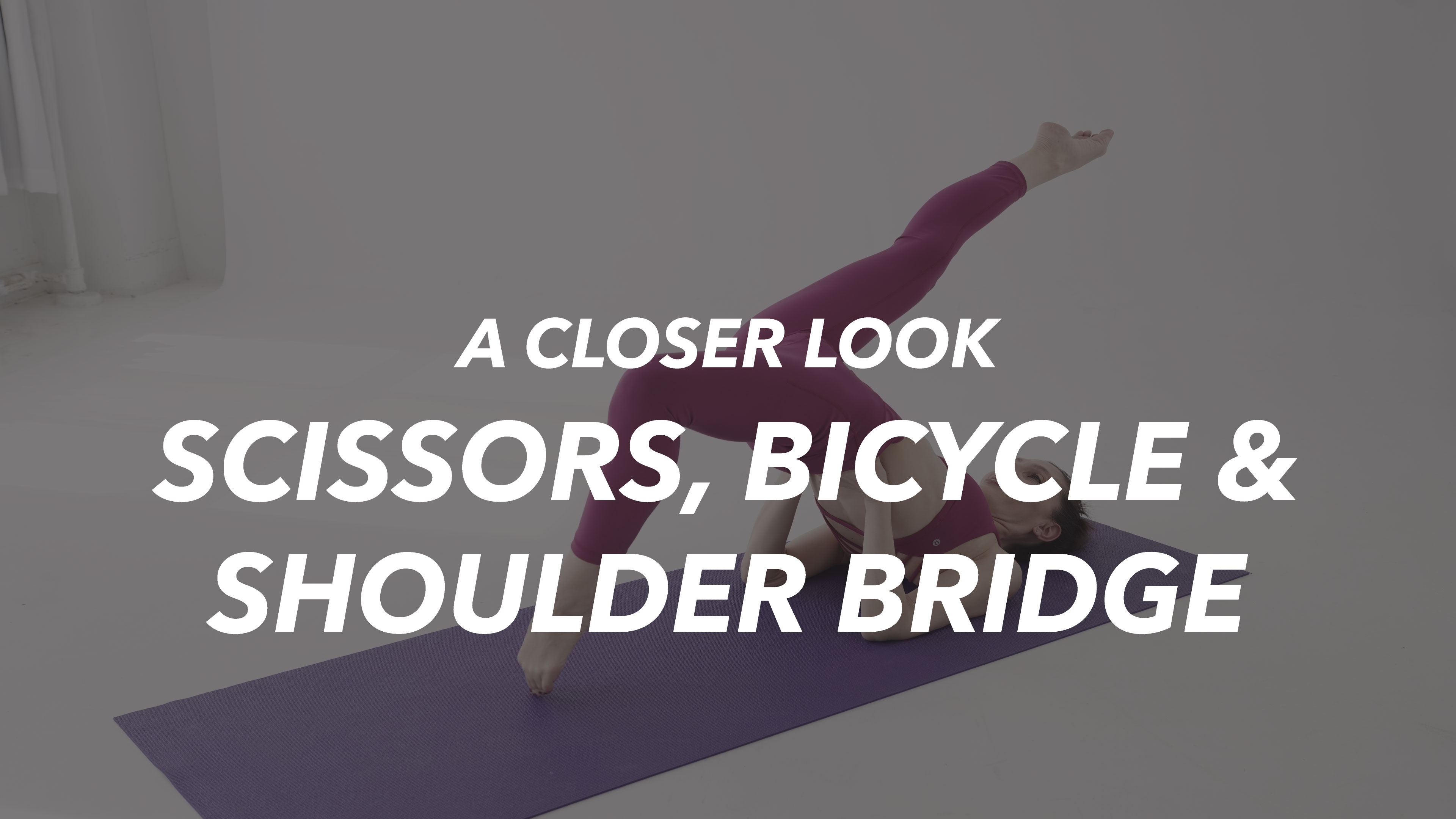 Scissors - Bicycles - Shoulder Bridge
