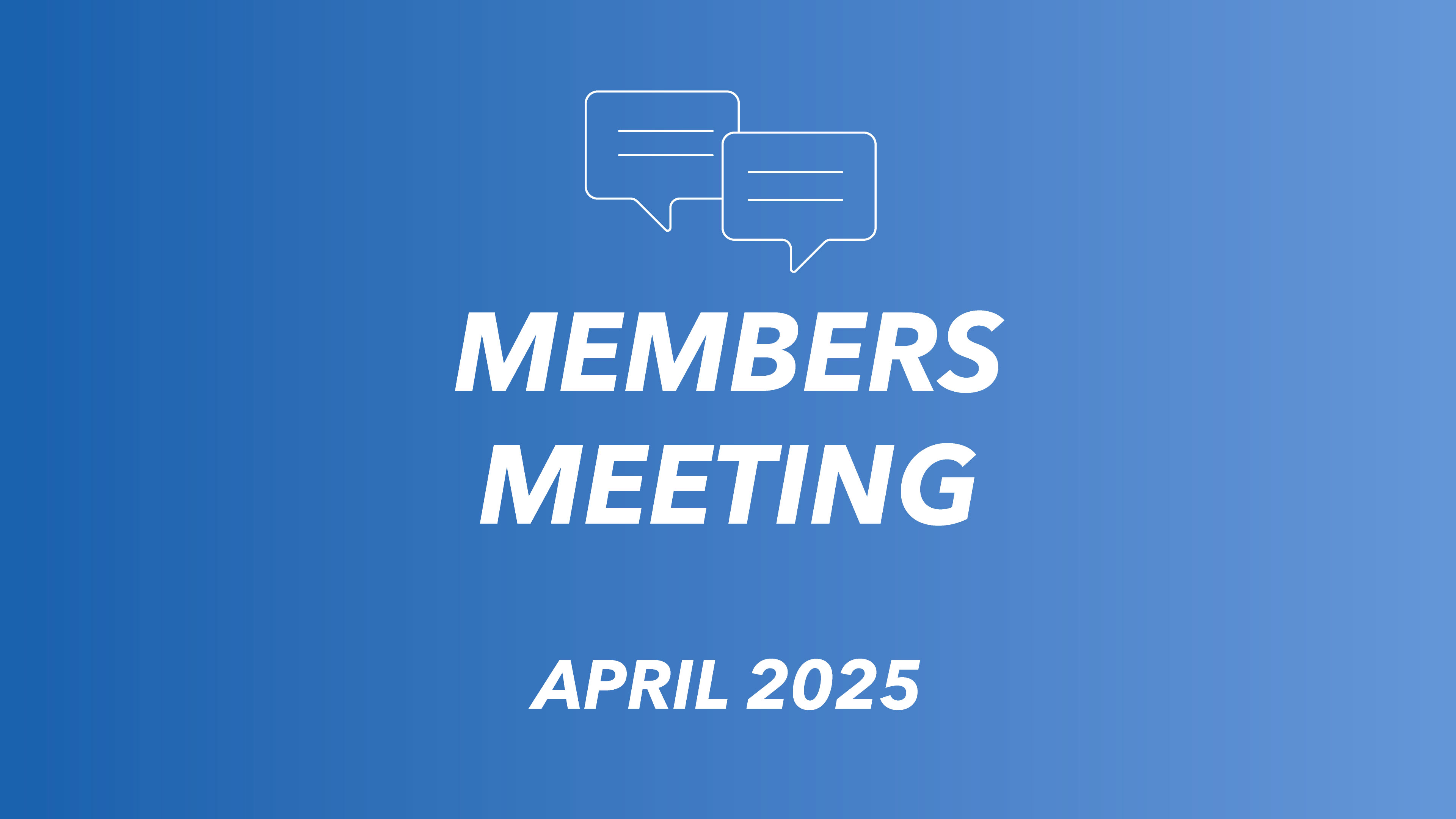 Meeting April