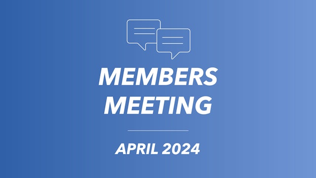 Meeting April 2024