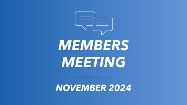 November Meeting