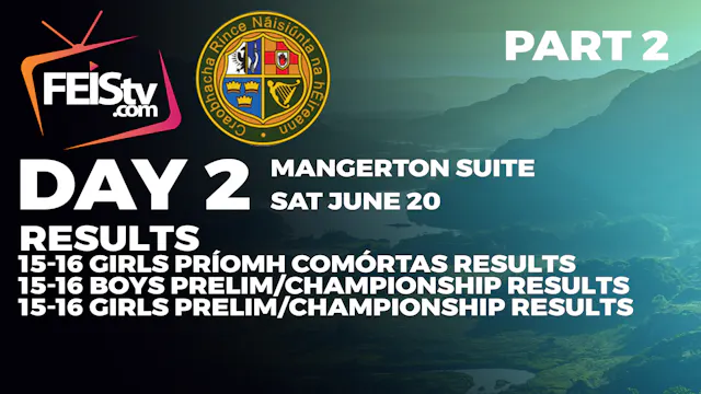 IN 2026 Day 2 - RESULTS PART 2