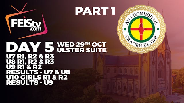 Ulsters 2025 Day 5 - Ulster Suite PART 1