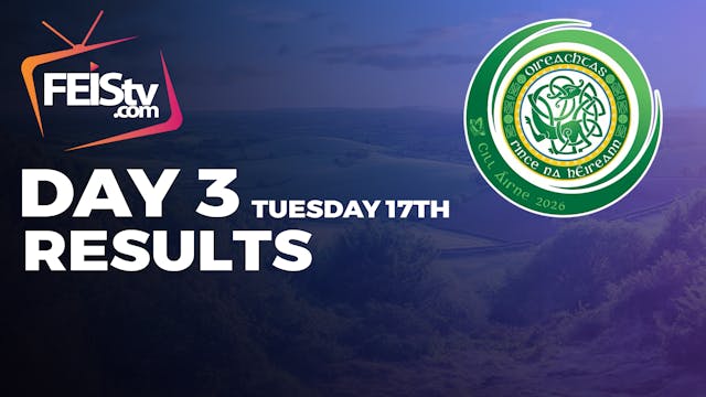 All Ireland 2026 Day 3 - RESULTS