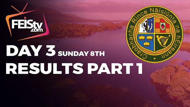 Irish Nationals 2025 Day 3 - RESULTS PART 1