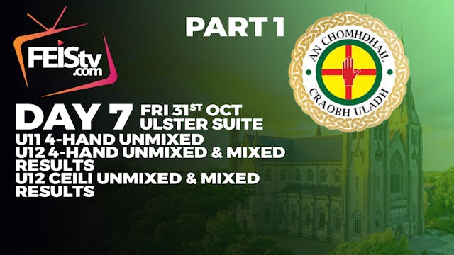 Ulsters 2025 Day 7 - Ulster Suite PART 1