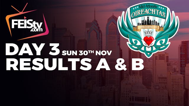 MARO 2025 Day 3 - RESULTS A & B