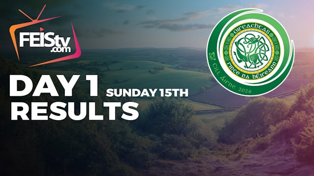 All Ireland 2026 Day 1 - RESULTS