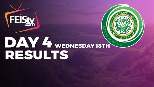 All Ireland 2026 Day 4 - RESULTS