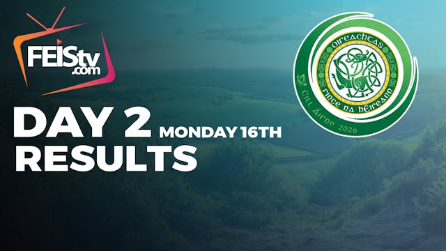 All Ireland 2026 Day 2 - RESULTS