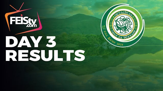 All Ireland 2025 Day 3 - RESULTS