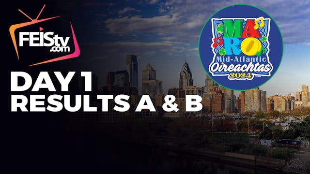 MID-ATLANTIC 2024 Day 1 - RESULTS A & B