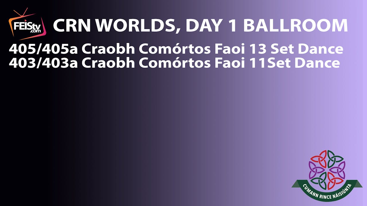 CRN World Championships Day 1 Ballroom Feistv