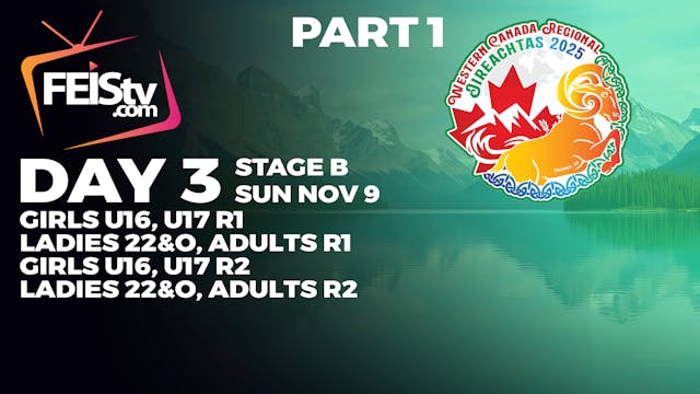 WCRO 2025 Day 3 - STAGE B PART 1