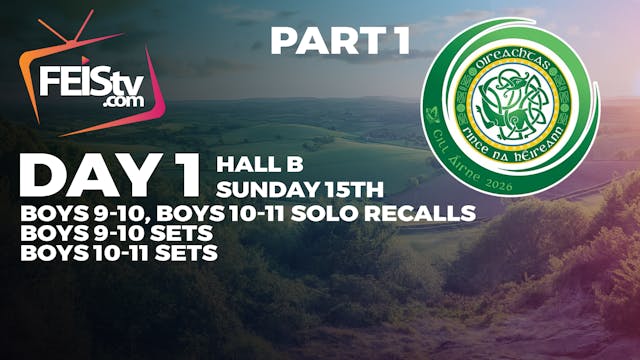 All Ireland 2026 Day 1 - HALL B PART 1