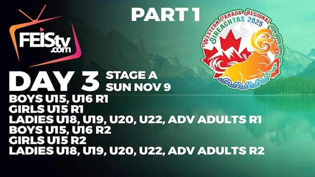 WCRO 2025 Day 3 - STAGE A PART 1