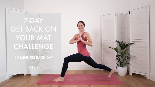 Day 5: Get back on your mat challenge